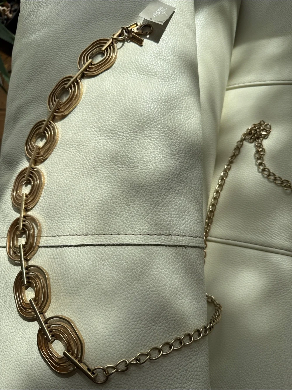 Chico's‎ Gold-Tone Concentric Link Belt